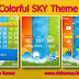 Colorful SKY Theme For Nokia x2-00,x2-02,x2-05,x3-00,c2-01,2700,206,301,6303 240*320 Devices