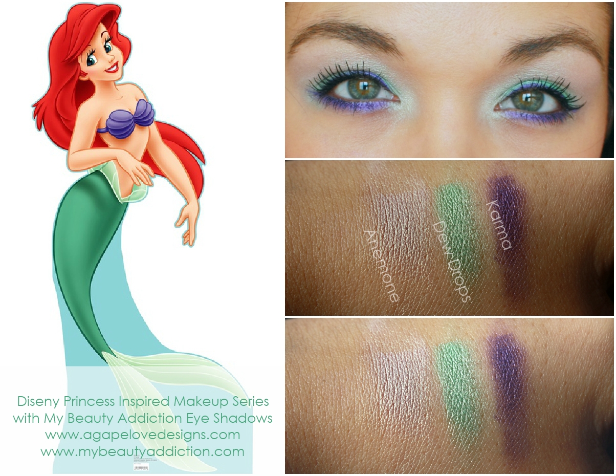 Agape Love The Little Mermaid, Inspired Makeup