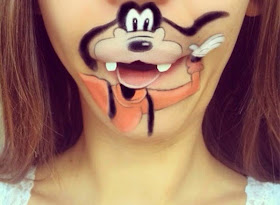 فتاة بريطانية تحول فمها لشخصيات كرتونية!