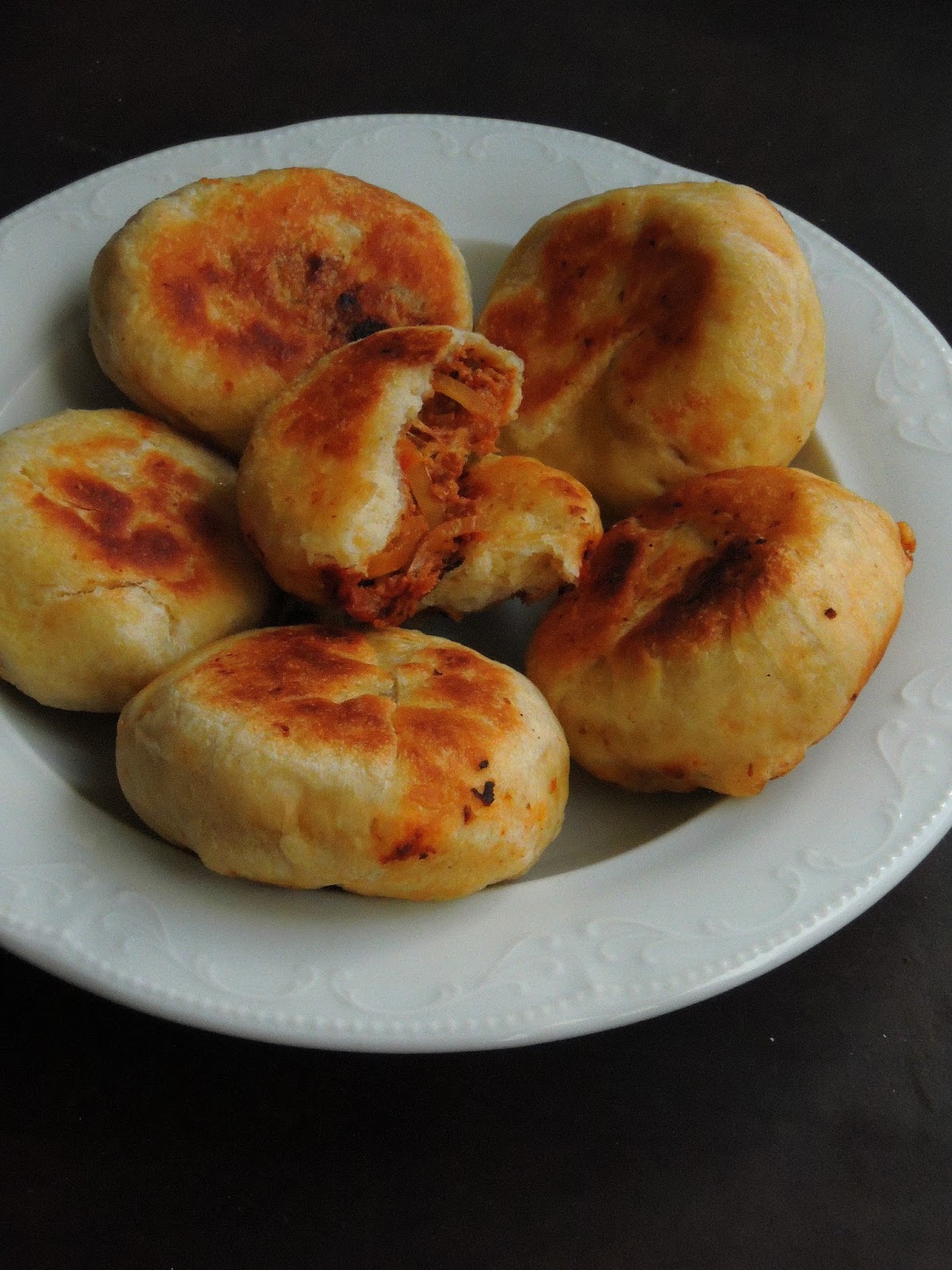 Mini Pan Fried Soya Masala Stuffed Buns Cook N Click