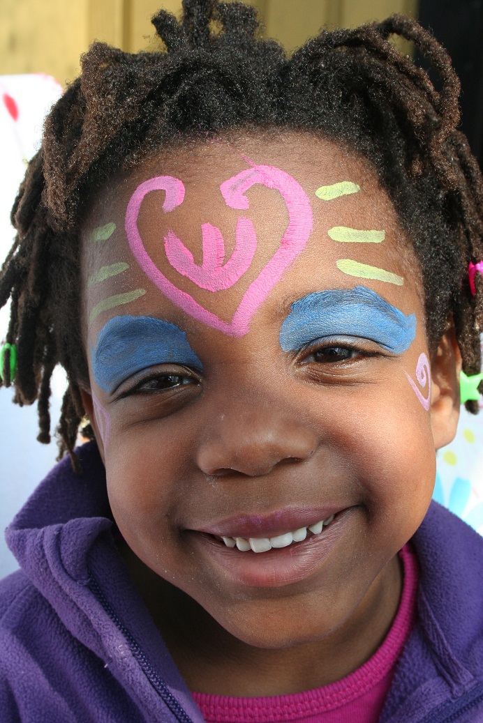 USA SVERIGE SOUTH AFRICA ZIMBABWE Face paint