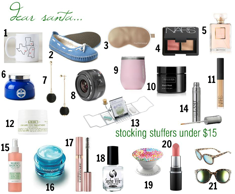 Gift Guide + Stocking Stuffers For Her - Carolina Charm