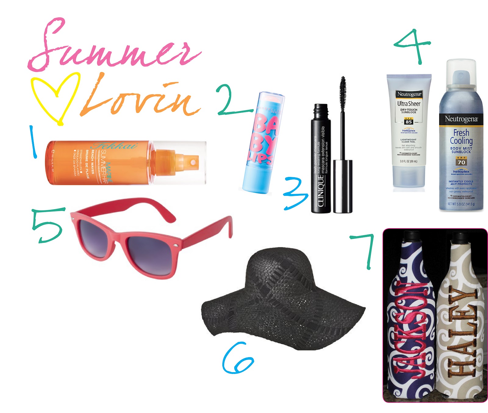 Summer Beach Bag Essentials 25 and under