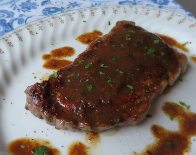 Sirloin Steak with a Ginger Butter Sauce