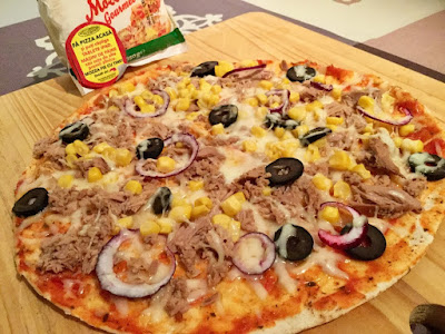 Pizza cu ton si Mozzarella Gourmet Delaco