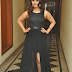 Actress Surabhi Stills At Audio Launch In Black Dress