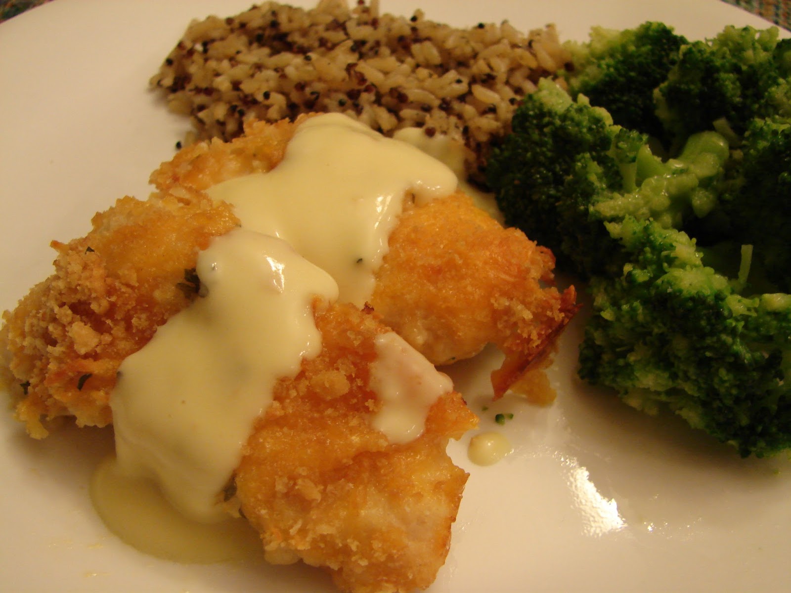 A Bear in the Kitchen Crispy Cheddar Chicken