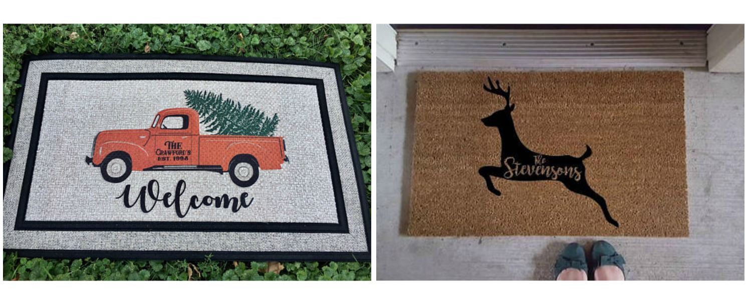 Girl Talk 8 Favorite Christmas Doormats On Etsy