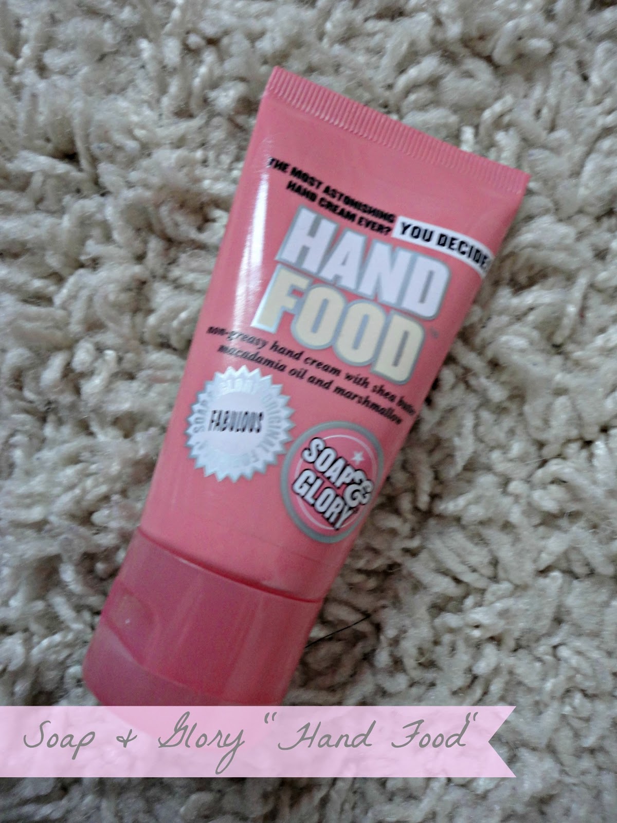 Soap & Glory "Hand Food" REVIEW