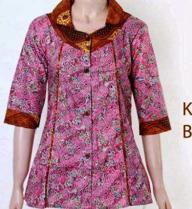 30 Model Baju Batik Atasan Wanita 2020