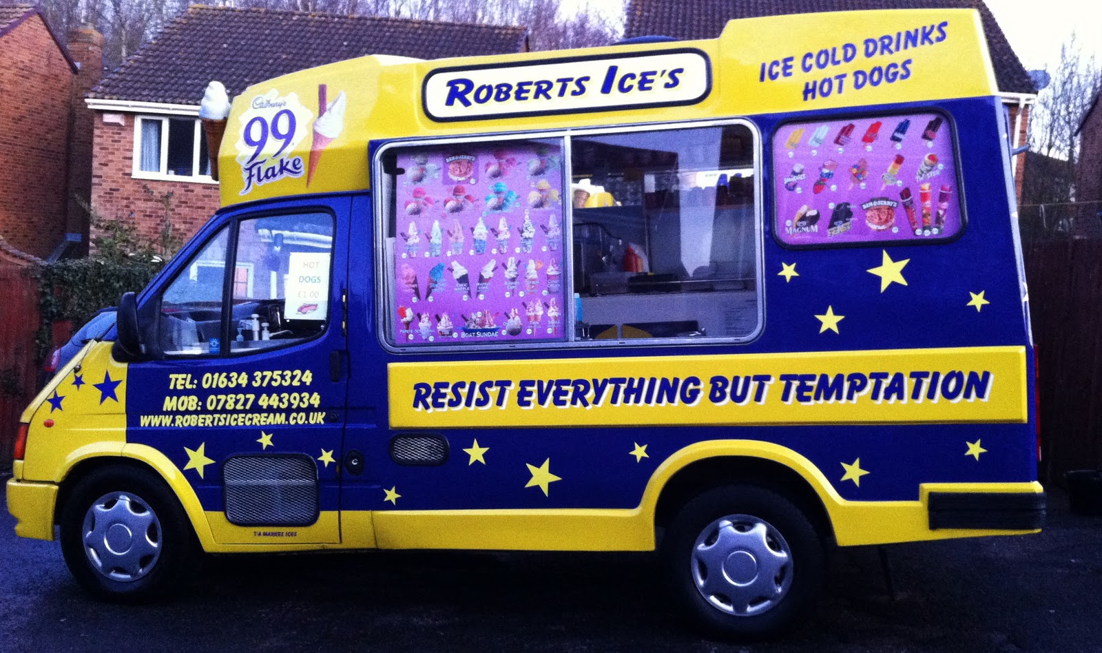 Roberts Ice Cream Van Hire and Quality Ice Creams Ice Cream Van Hire