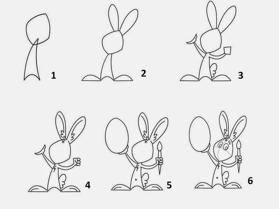 рисование с детьми заяц. пошаговое рисование зайца. заяц рисунок пошагово. схема рисунка зайца. поэтапное рисование зайца для детей.