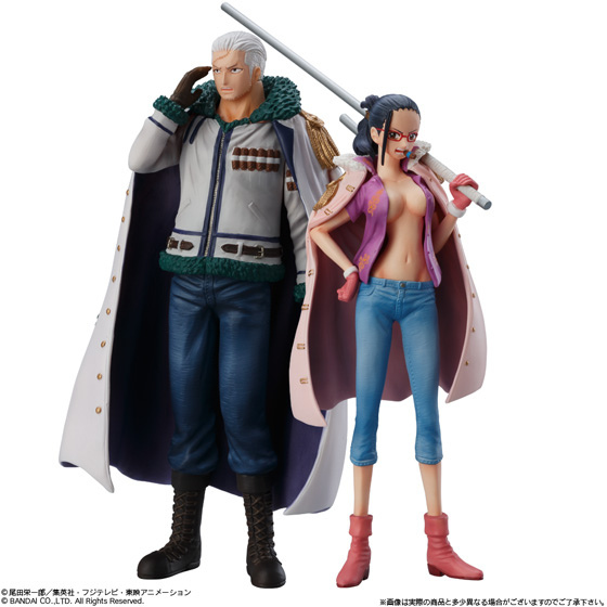 The Good Kind of Geek: One Piece Super Styling: Smokers Chambers & Tashigi Chambers Set