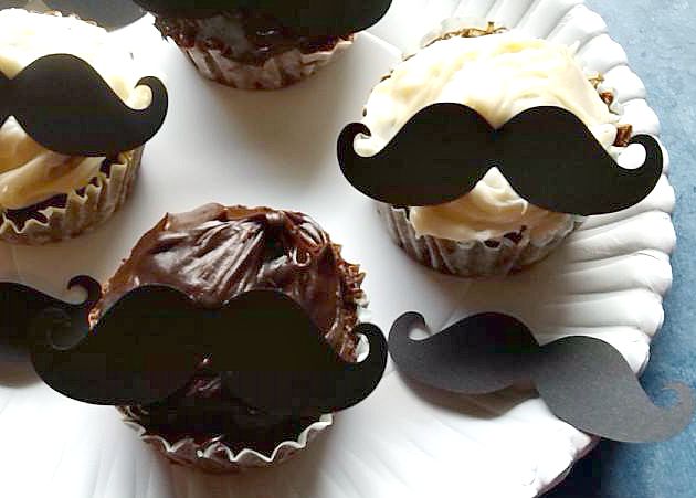 How to Make Mustache Cupcakes.
