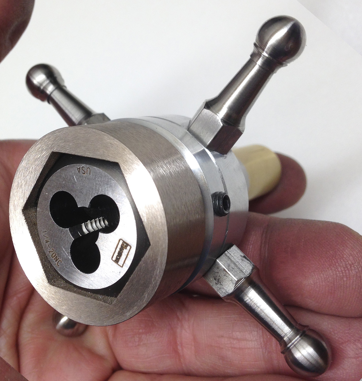 MOWRER WW LATHE TOOLS Hex die adaptors for watchmakers lathe tailstock