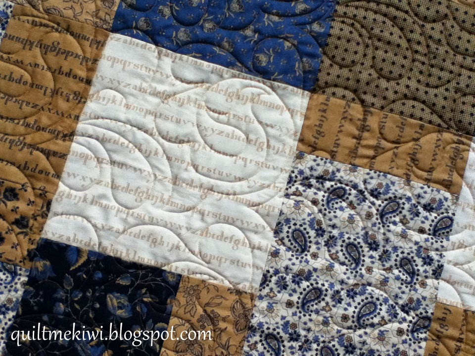 quiltmekiwi Two all over quilting design (edge to edge) quilts.