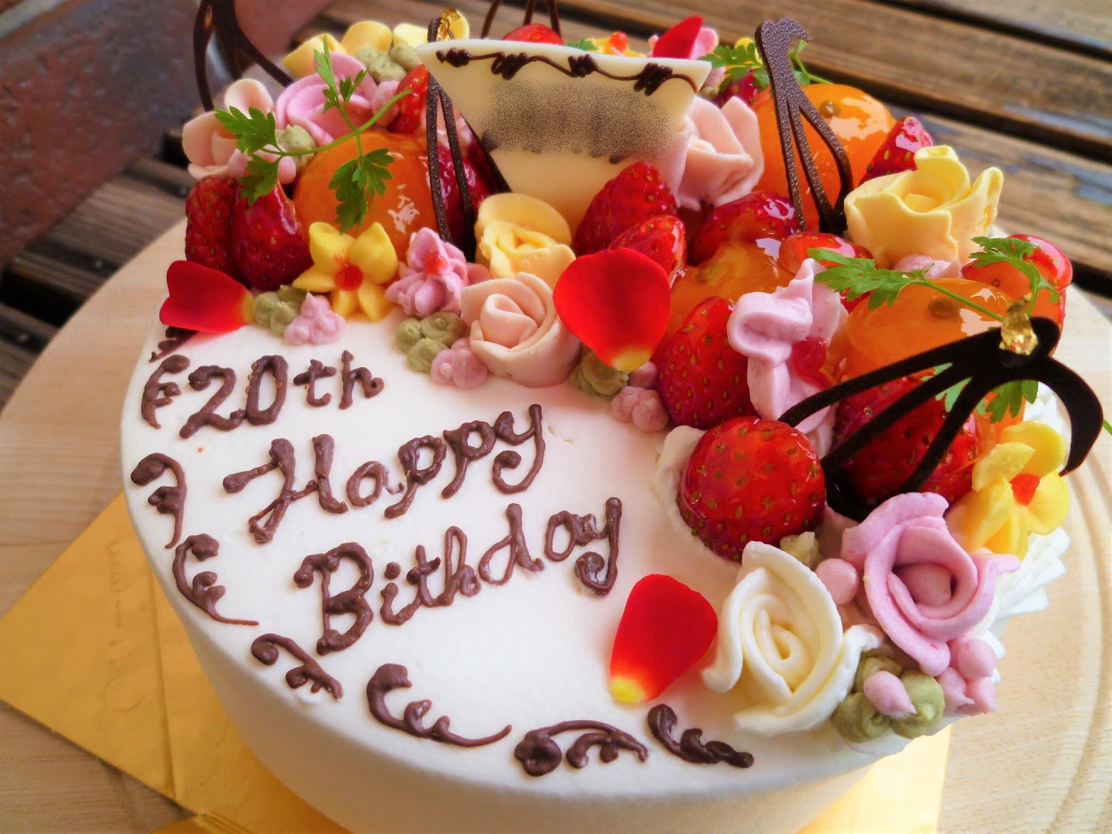 神奈川県小田原市中里のケーキ屋フロマージュのブログ 歳のお祝いスペシャルデコレーションケーキ
