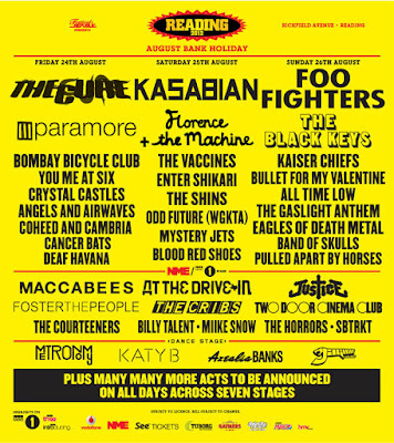 Leeds and Reading Festival Lineup 2012