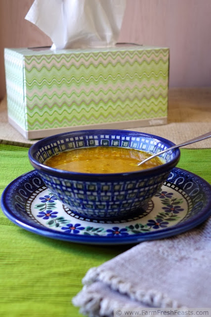 Thai Turkey Cold Busting Hot and Sour Egg Drop Soup | Farm Fresh Feasts