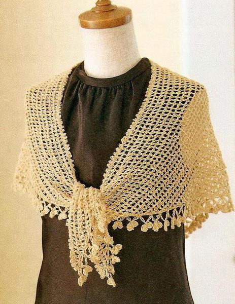 Easy Crochet Lace Shawl Pattern