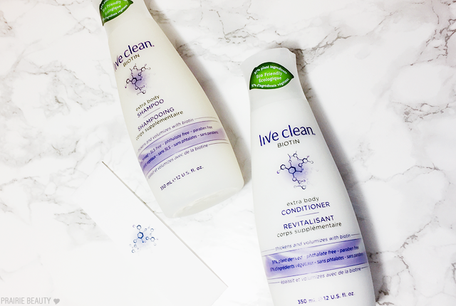 live clean biotin extra body conditioner