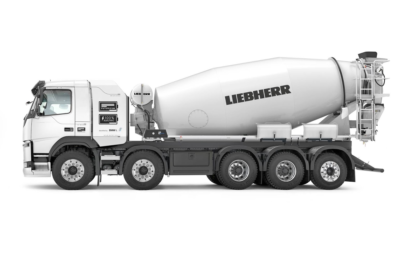 Liebherr Launch First Fully Electric Concrete Mixer Truck | Electric