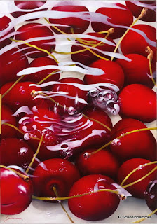 frutas-pinturas-hiperrealistas cuadros-con-frutos-rojos-bodegones frutas-pinturas-hiperrealistas