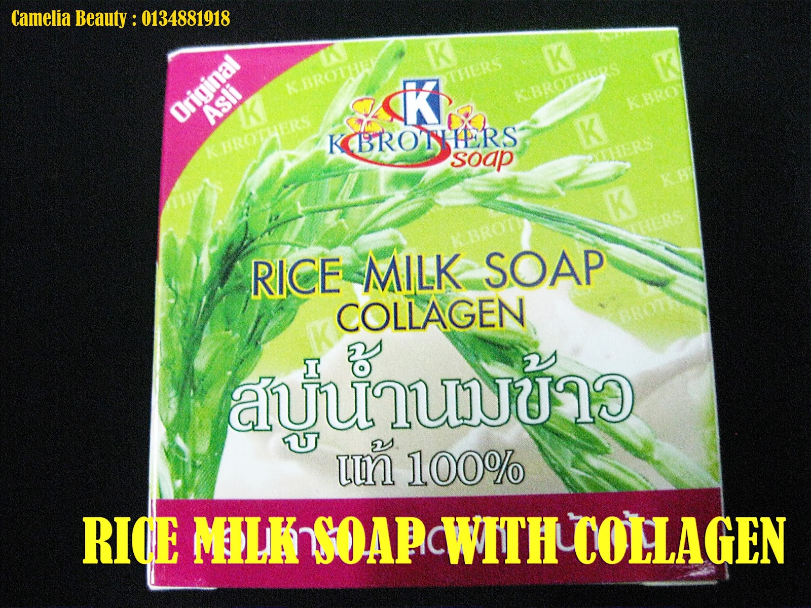Camelia Beauty Shop RICE MILK SOAP COLLAGEN