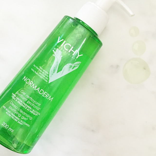 #VichyWorksForMe product review Canada Normaderm cleansing gel