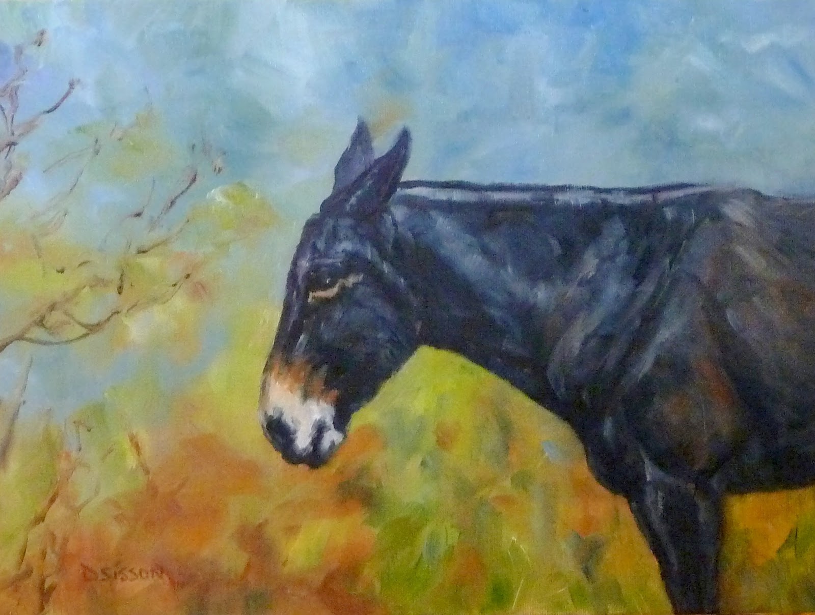 Mule Painting