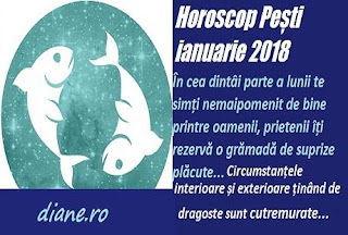Horoscop ianuarie 2018 Pești 