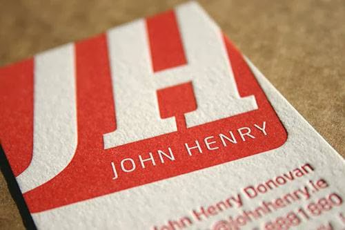 20 Business Card Designs with creative use of fonts