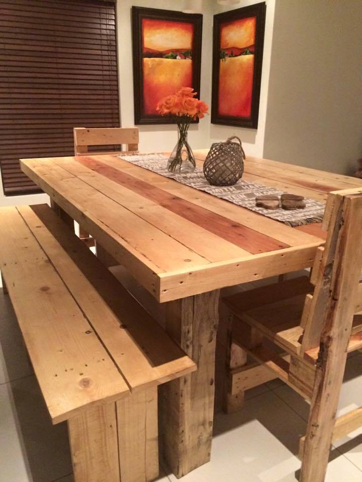 5 Diy Furnitur Keren Dari Kayu Pallet Kreatipedia Meja Makan Keren Dari Kayu Pallet