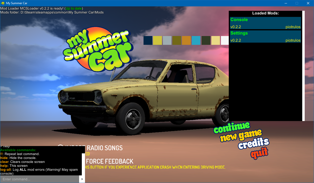 My Summer Car Steam Account