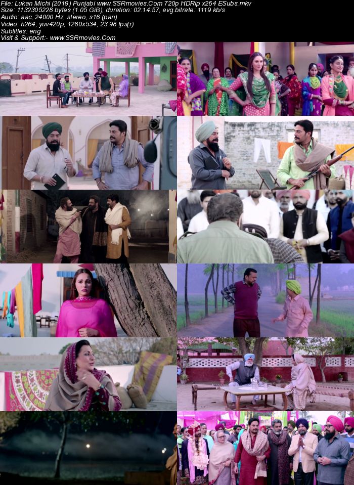 Lukan Michi (2019) Punjabi 480p HDRip x264 400MB ESubs Movie Download