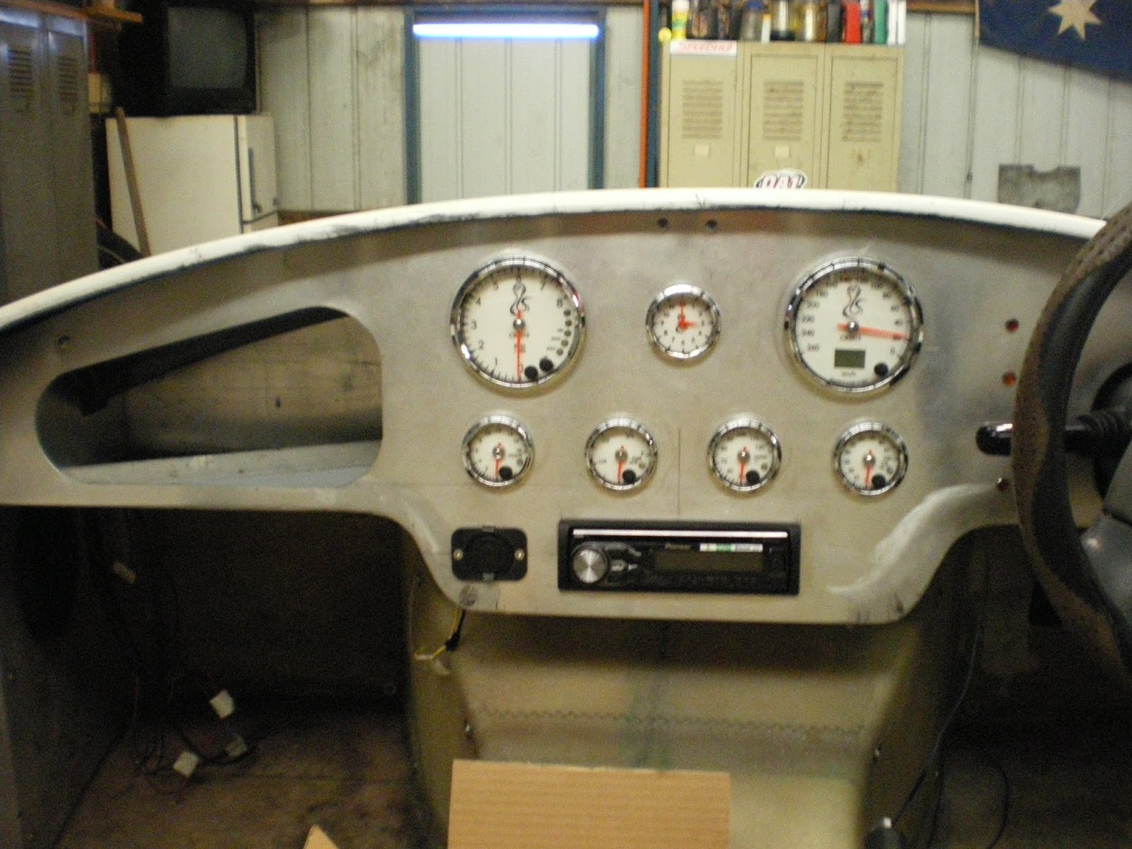 Classic Revival AC Cobra Replica SC 427 Dash gauges arrive from the