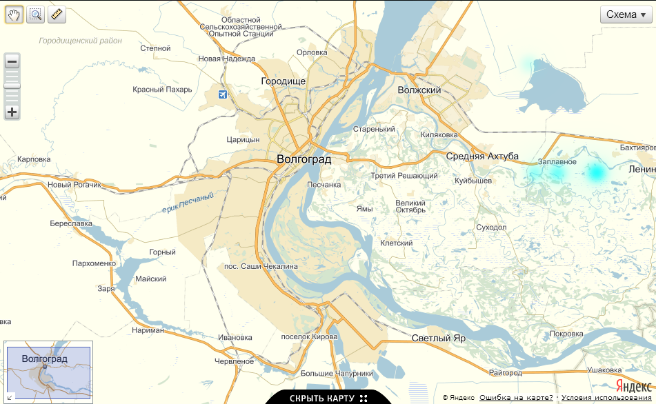 Карта осадков волжский волгоградской области онлайн