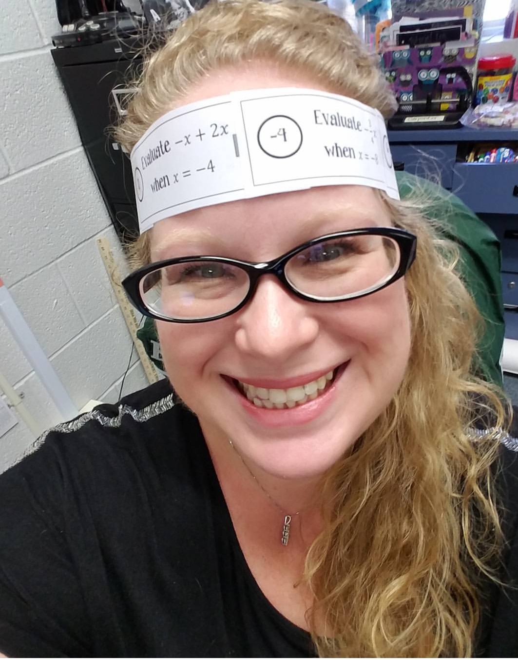 Mrs. Richardson's Adventures in Math Class Headbands Are All the 'Math