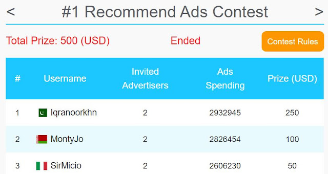 ads contest coinpayu ads contest