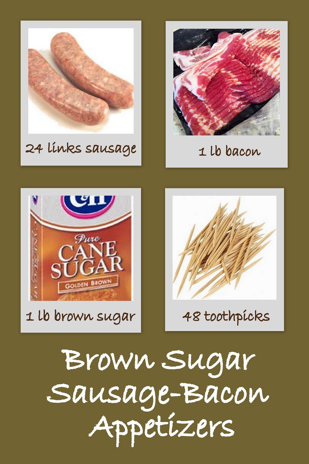 One Busy Lady and Six Great Kids Brown Sugar SausageBacon Appetizers