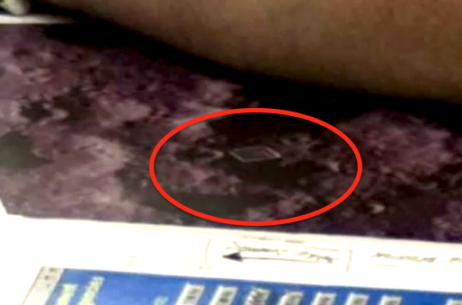 ufo image on nasa desk