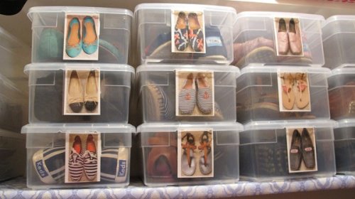 25 ideas para organizar los zapatos en tu hogar