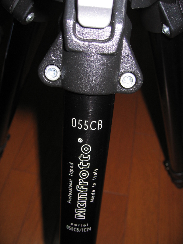 Today's something: 今日の Manfrotto 055CB + 141RC雲台のノブを自作