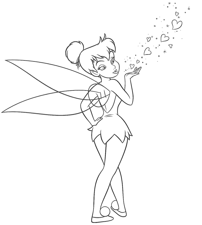 magical fairy coloring pages - photo #26