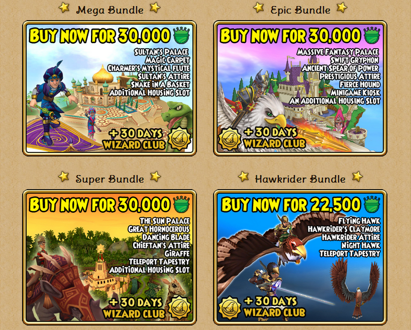 Bundles Go Live For Wizard101 UK! 