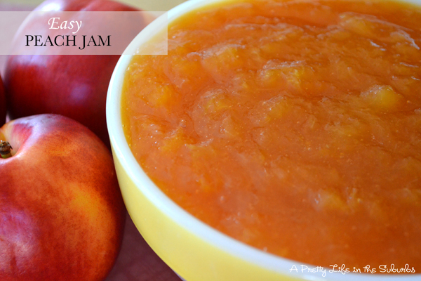 Easy Peach Jam
