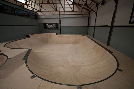 living room skate bowl