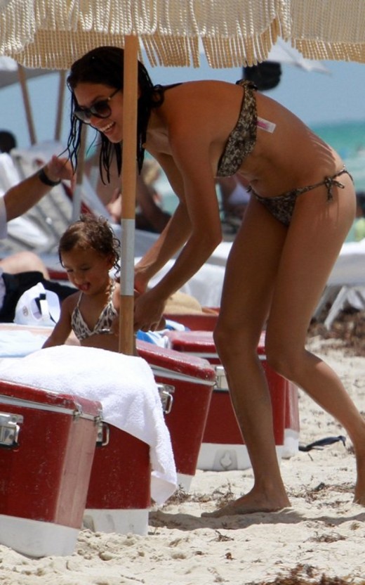 Adriana Lima in Bikini at Miami Beach