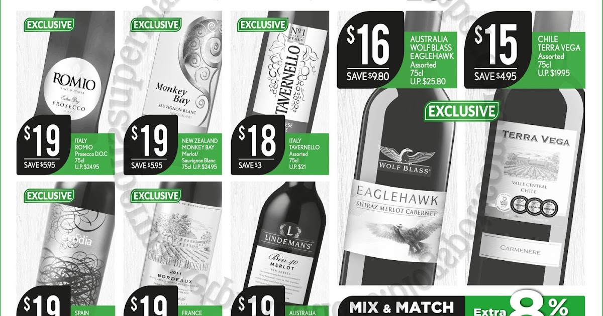 Cold Storage Wine Promotion 14 16 July 2017 Supermarket Promotions