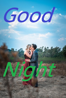 romantic good night kiss image